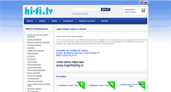 Desktop Screenshot of hi-fi.lv