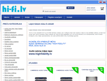 Tablet Screenshot of hi-fi.lv